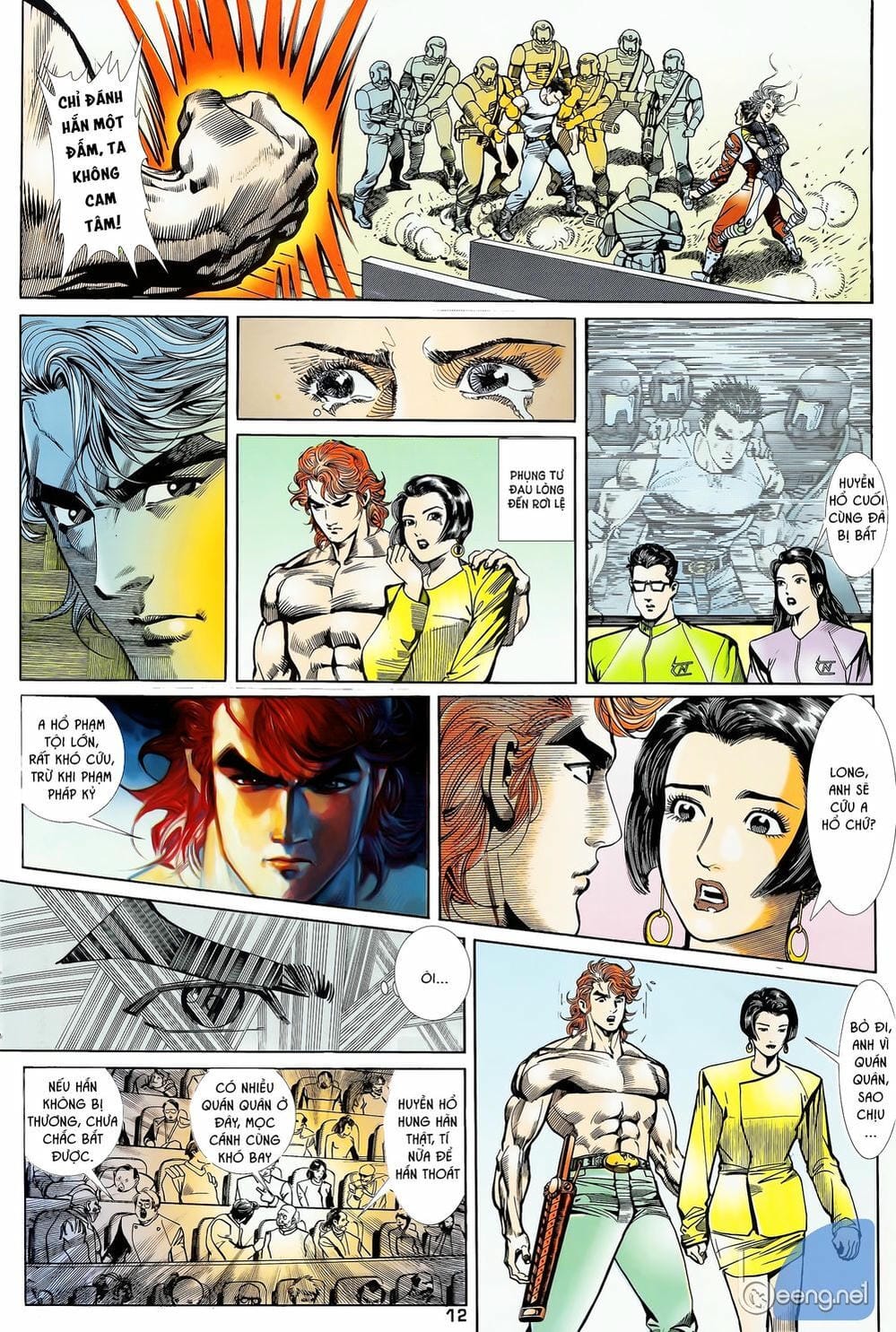 Truyện Tranh Long Hổ 5 Thế trang 8