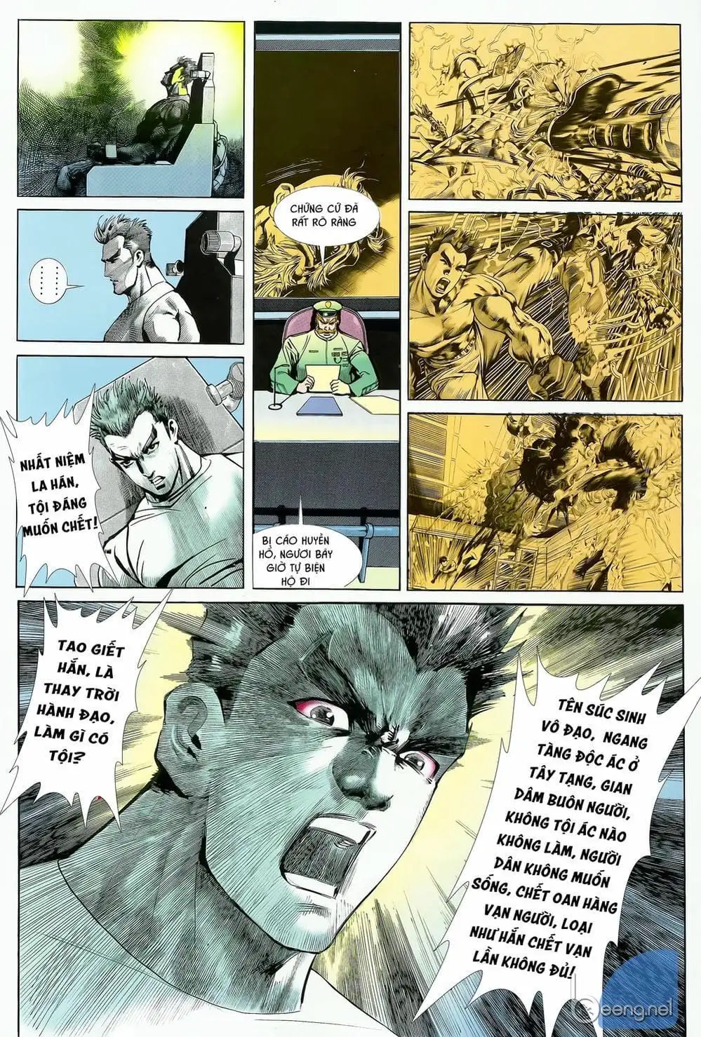 Truyện Tranh Long Hổ 5 Thế trang 8