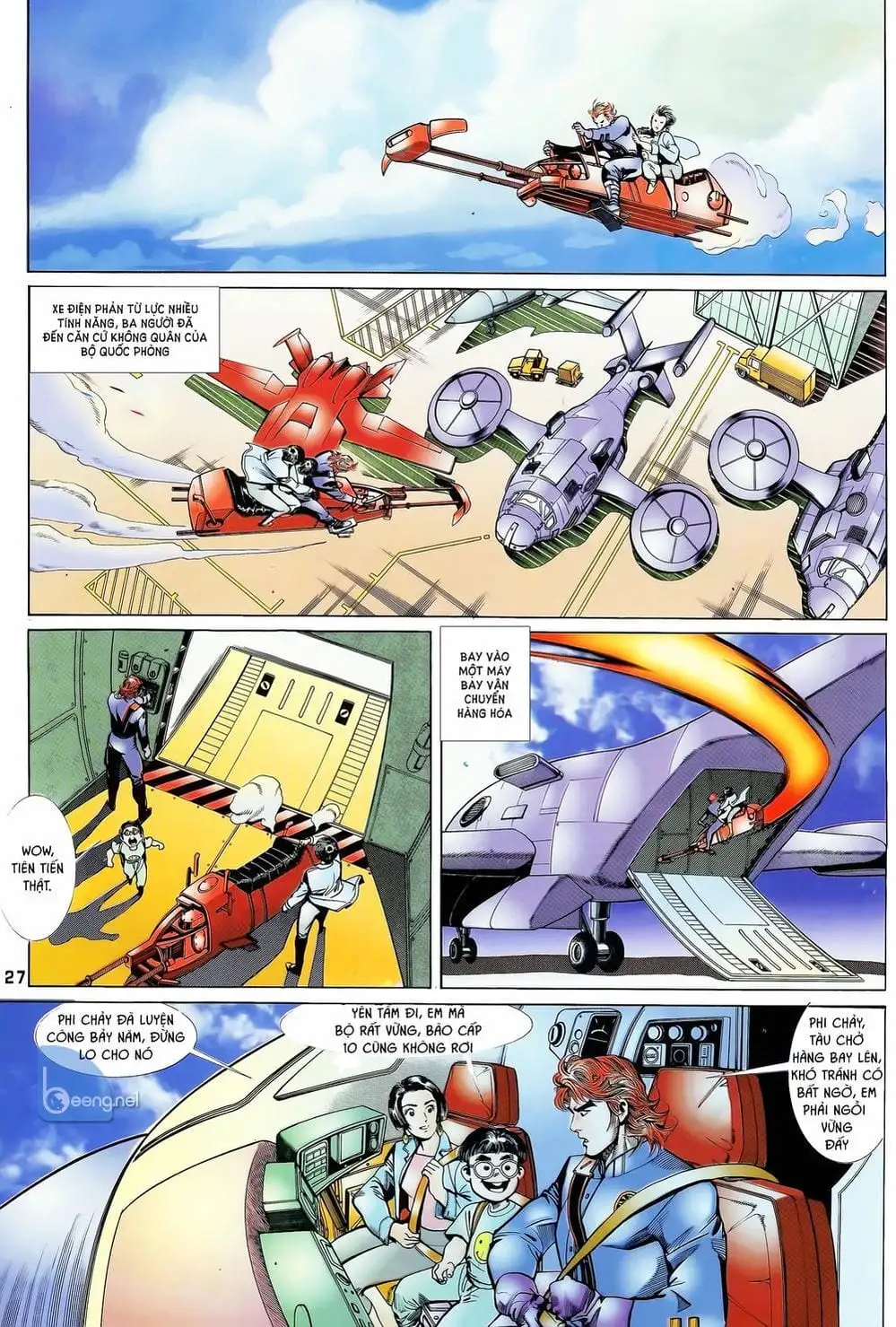 Truyện Tranh Long Hổ 5 Thế trang 8