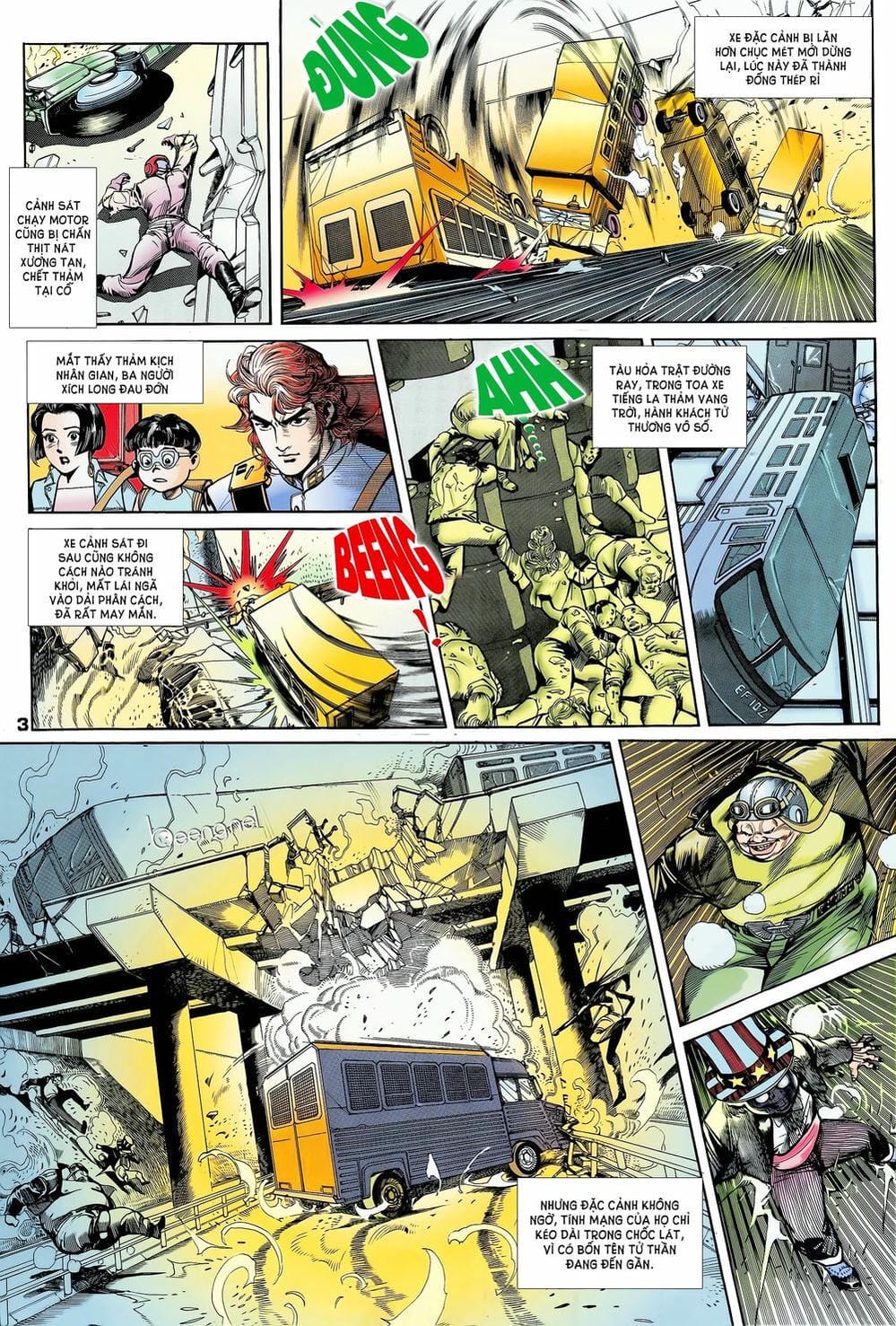 Truyện Tranh Long Hổ 5 Thế trang 8