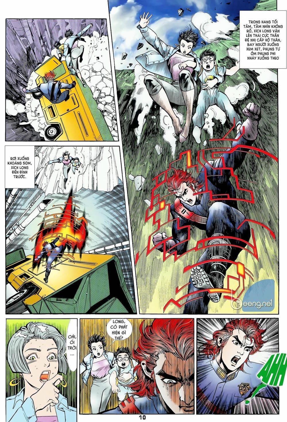 Truyện Tranh Long Hổ 5 Thế trang 8