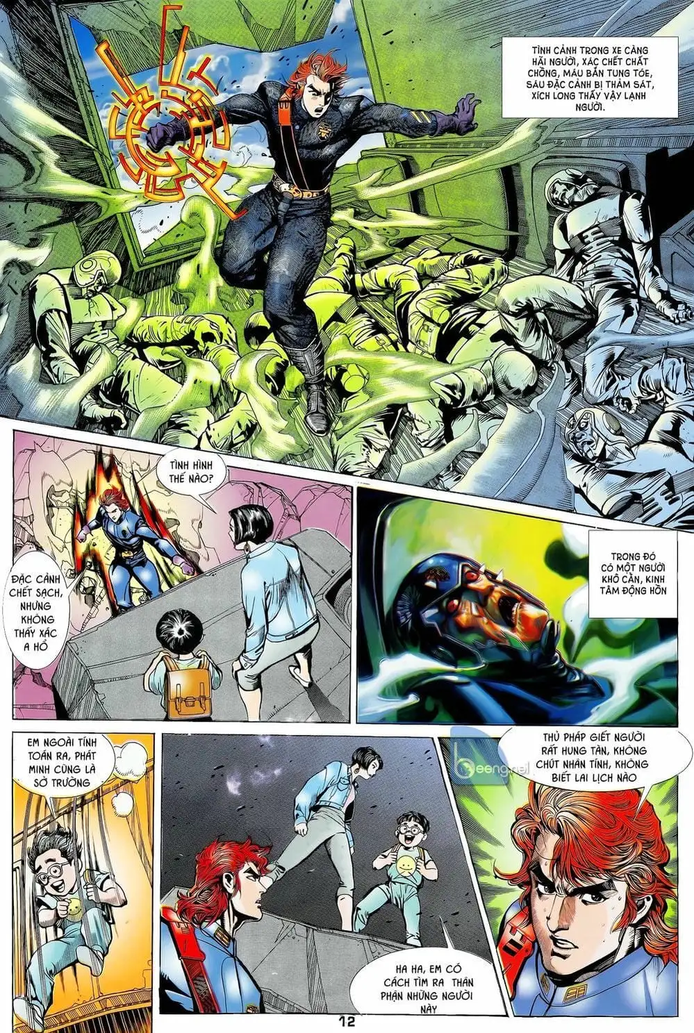 Truyện Tranh Long Hổ 5 Thế trang 8