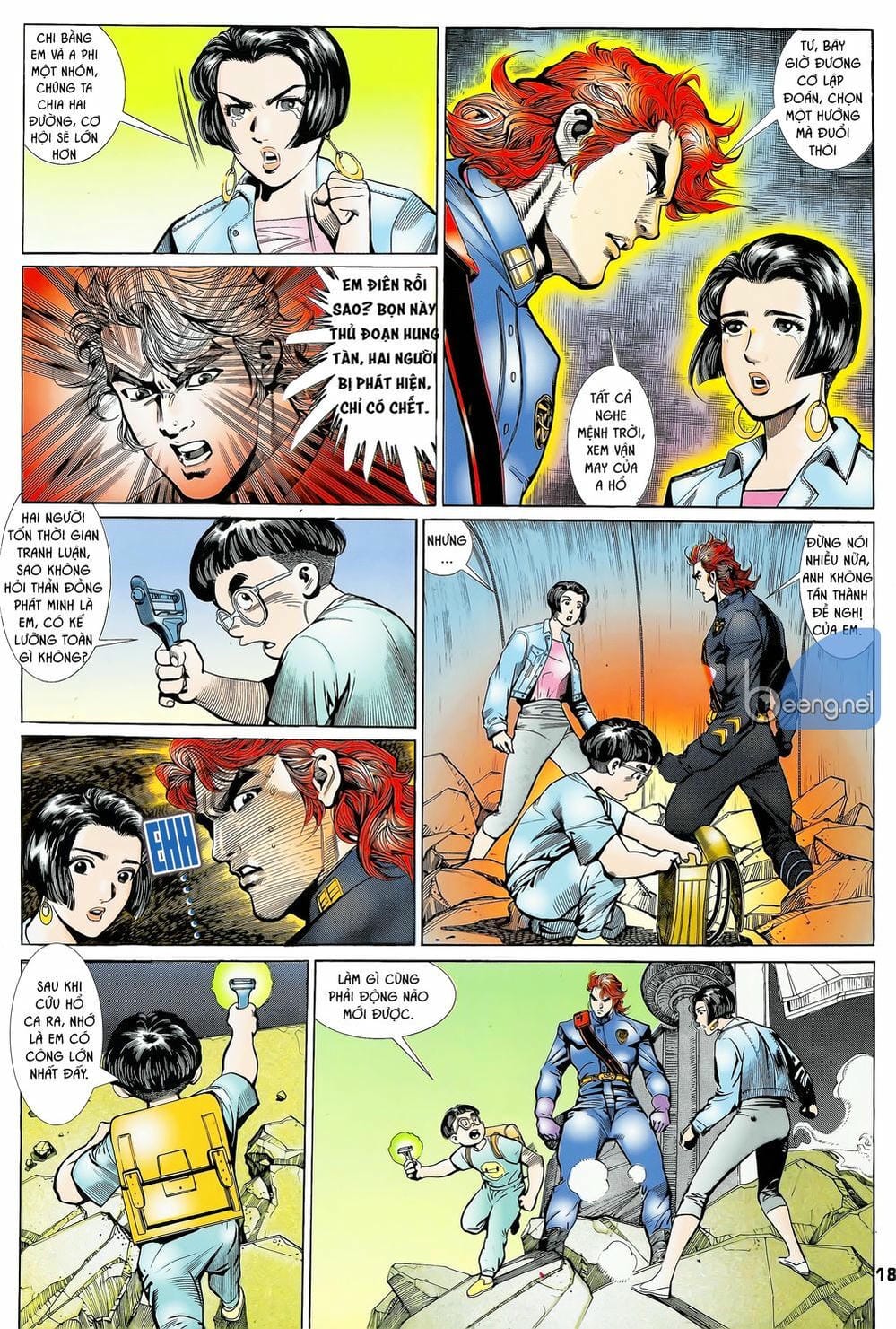 Truyện Tranh Long Hổ 5 Thế trang 8