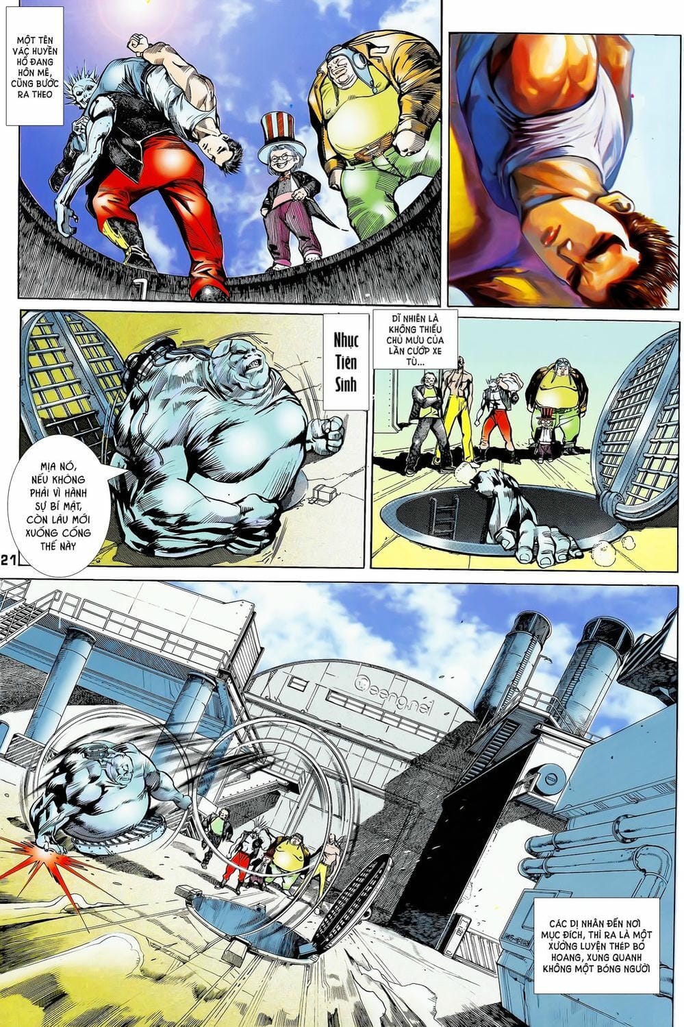 Truyện Tranh Long Hổ 5 Thế trang 8