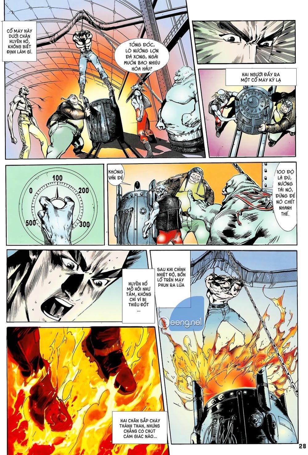 Truyện Tranh Long Hổ 5 Thế trang 8