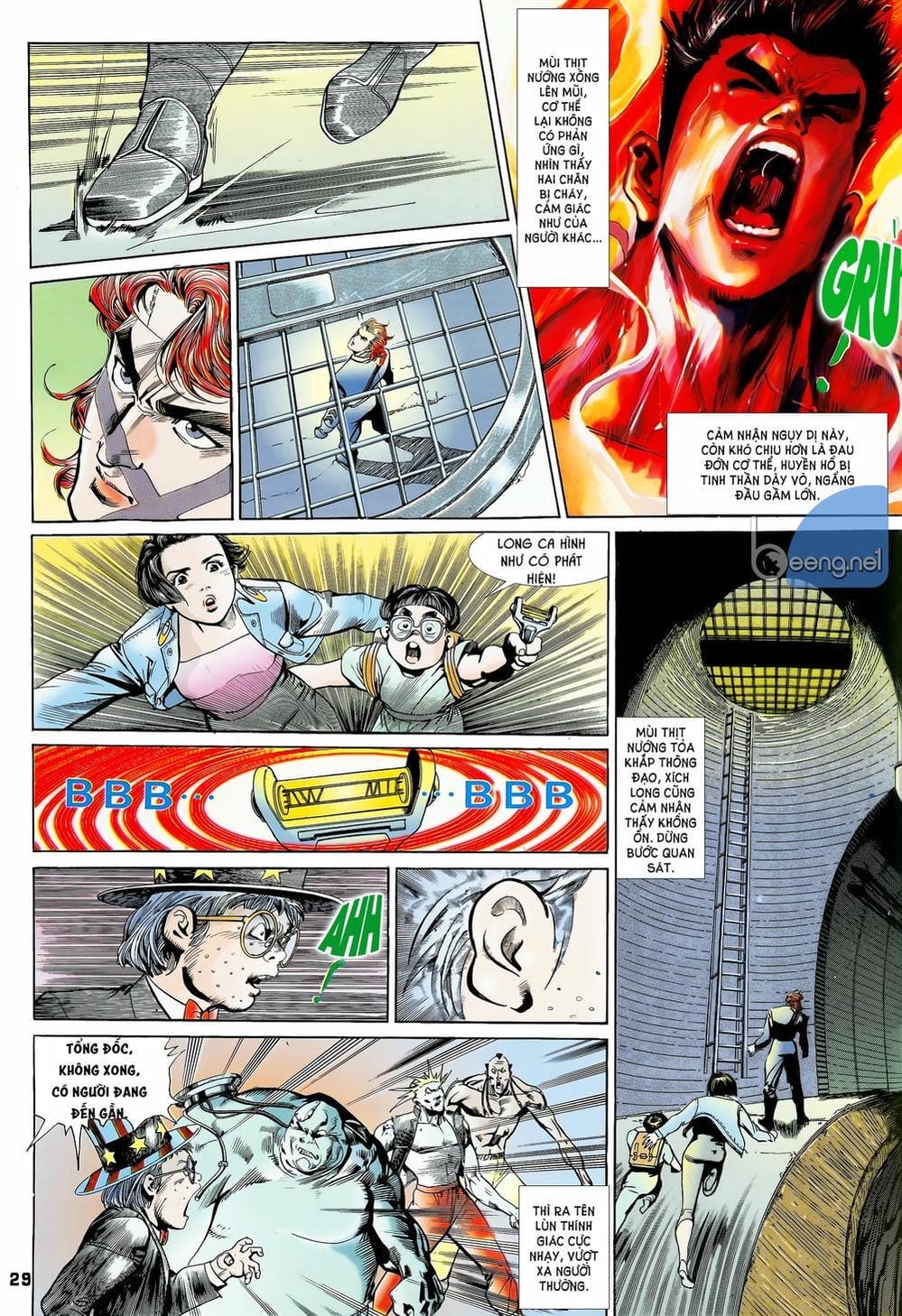 Truyện Tranh Long Hổ 5 Thế trang 8