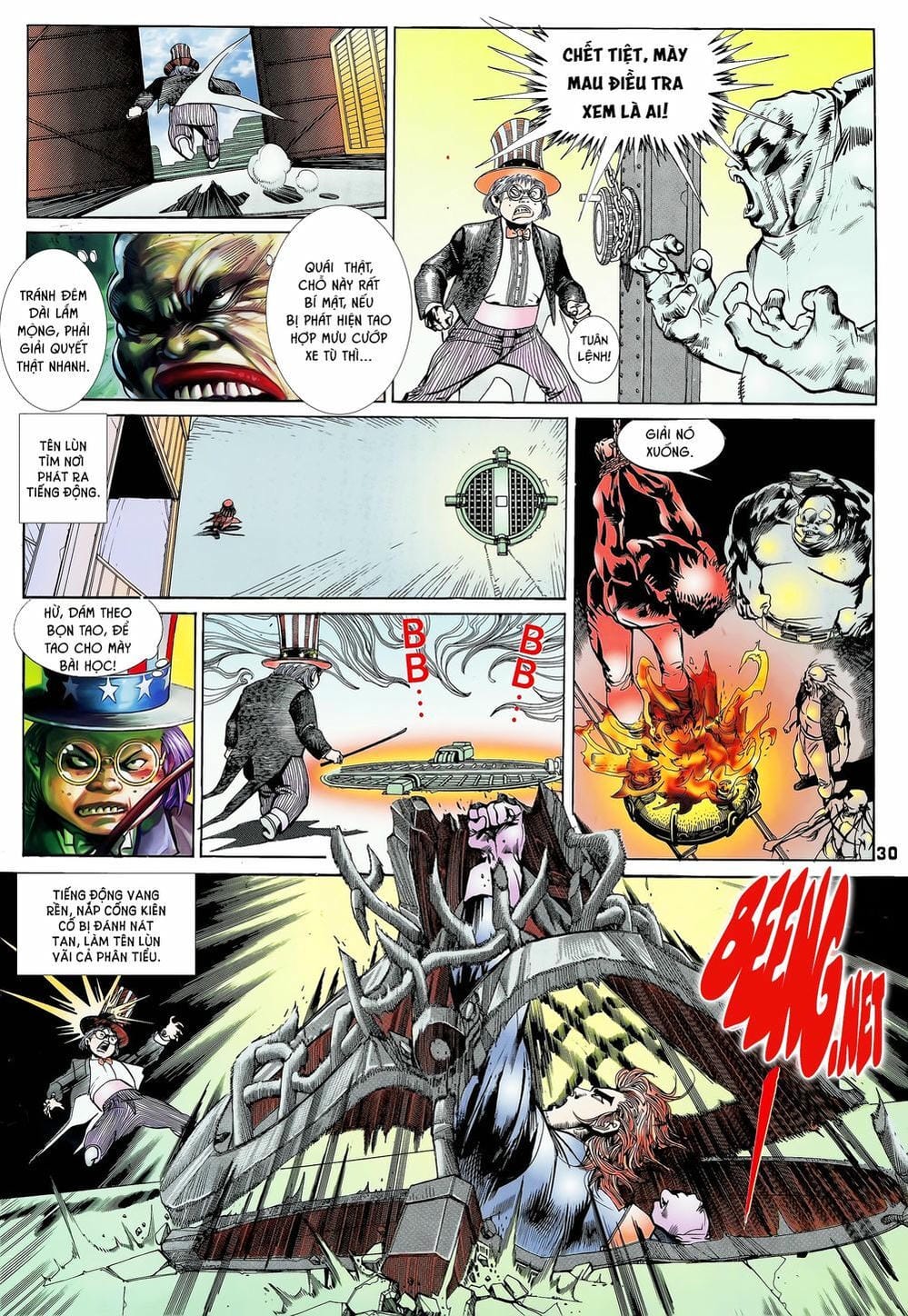 Truyện Tranh Long Hổ 5 Thế trang 8