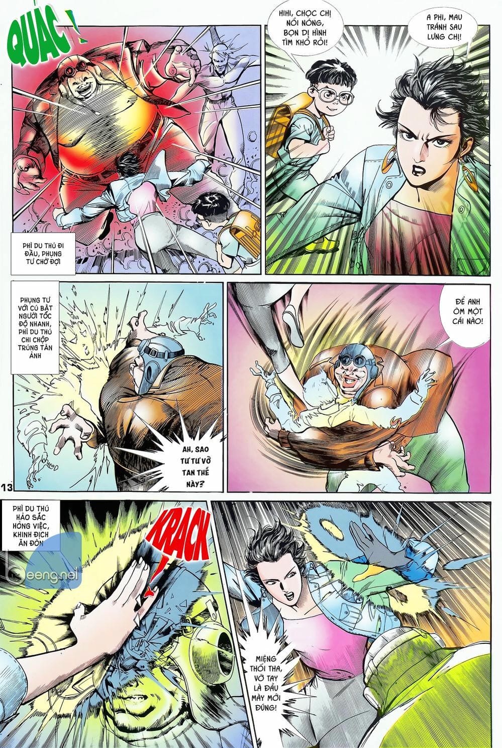 Truyện Tranh Long Hổ 5 Thế trang 8