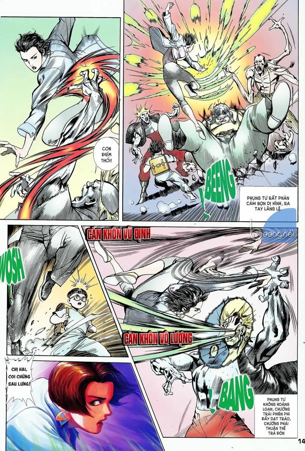 Truyện Tranh Long Hổ 5 Thế trang 8