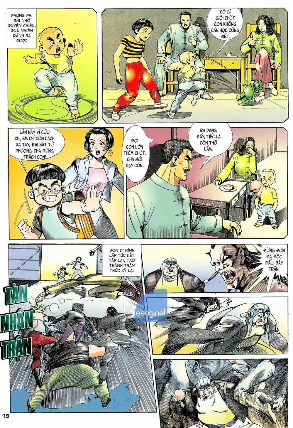 Truyện Tranh Long Hổ 5 Thế trang 8