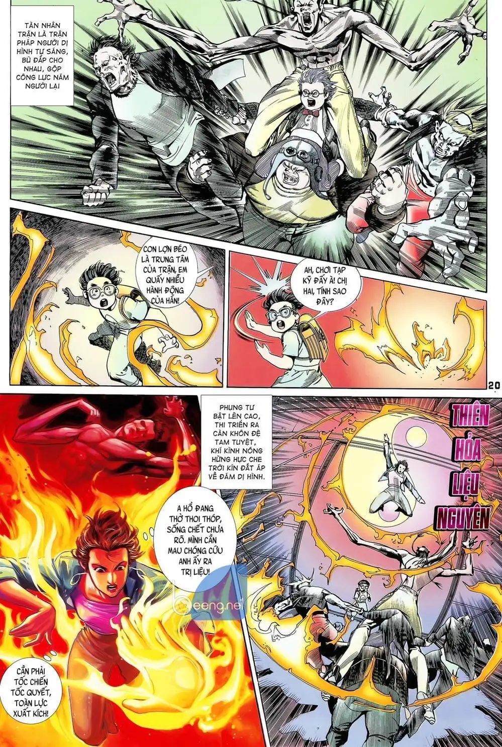 Truyện Tranh Long Hổ 5 Thế trang 8