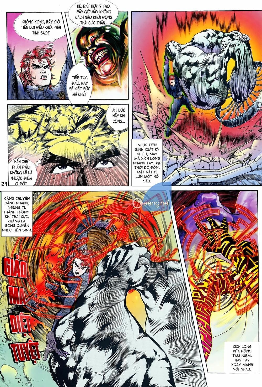 Truyện Tranh Long Hổ 5 Thế trang 8
