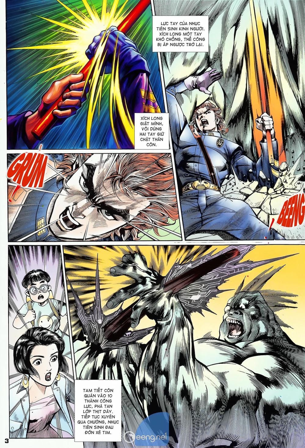 Truyện Tranh Long Hổ 5 Thế trang 8