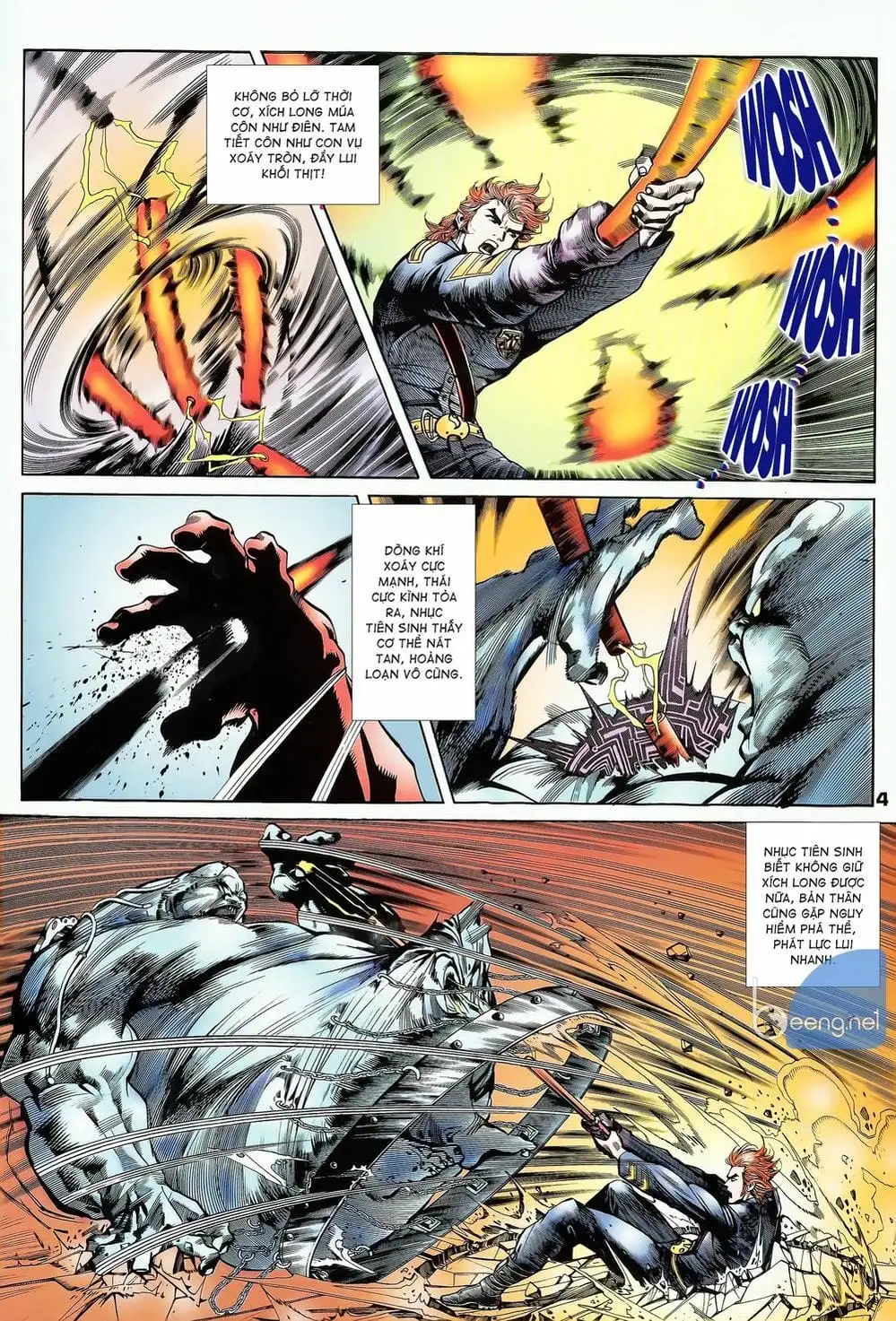 Truyện Tranh Long Hổ 5 Thế trang 8