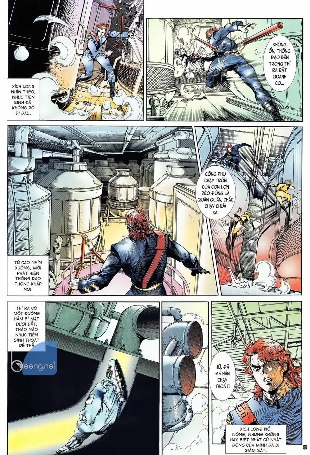 Truyện Tranh Long Hổ 5 Thế trang 8