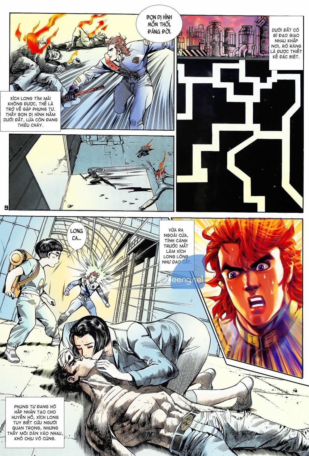 Truyện Tranh Long Hổ 5 Thế trang 8
