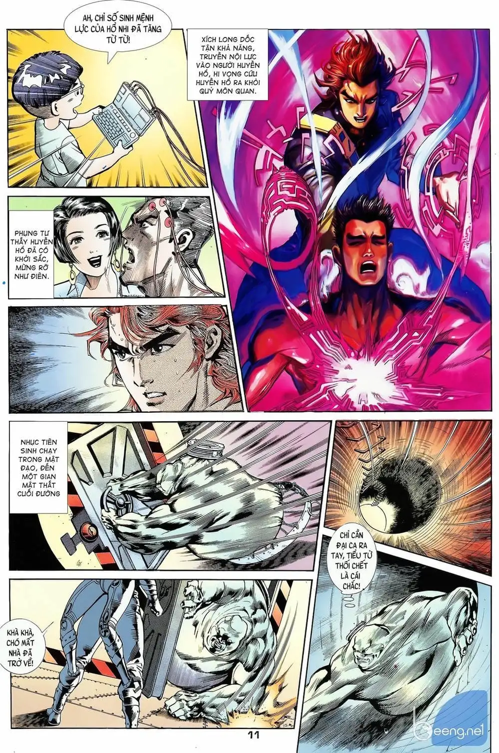 Truyện Tranh Long Hổ 5 Thế trang 8