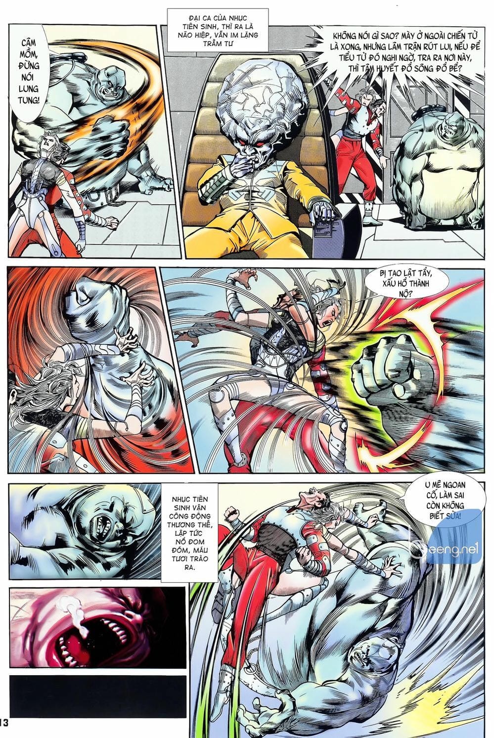 Truyện Tranh Long Hổ 5 Thế trang 8
