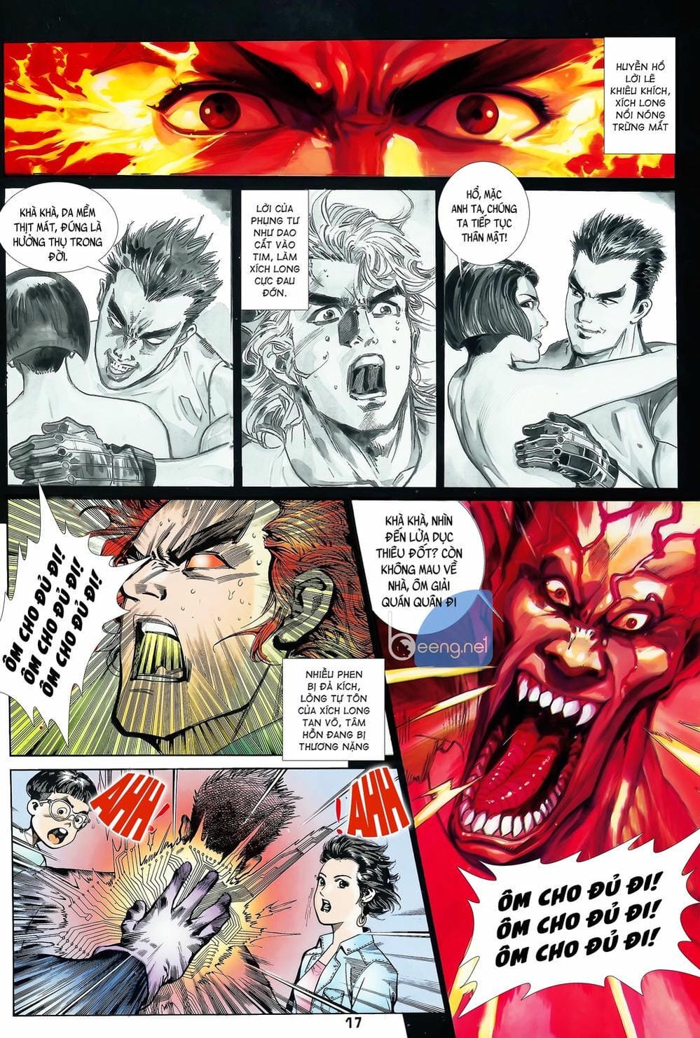 Truyện Tranh Long Hổ 5 Thế trang 8