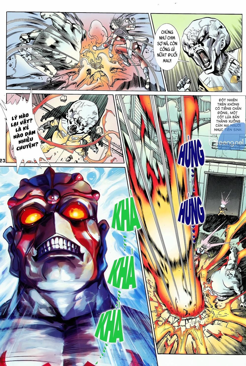 Truyện Tranh Long Hổ 5 Thế trang 8