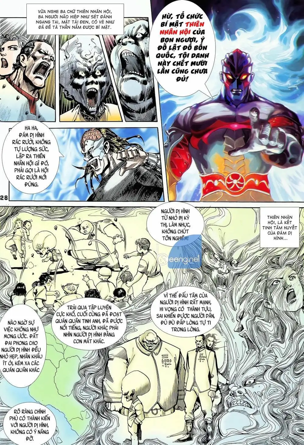 Truyện Tranh Long Hổ 5 Thế trang 8