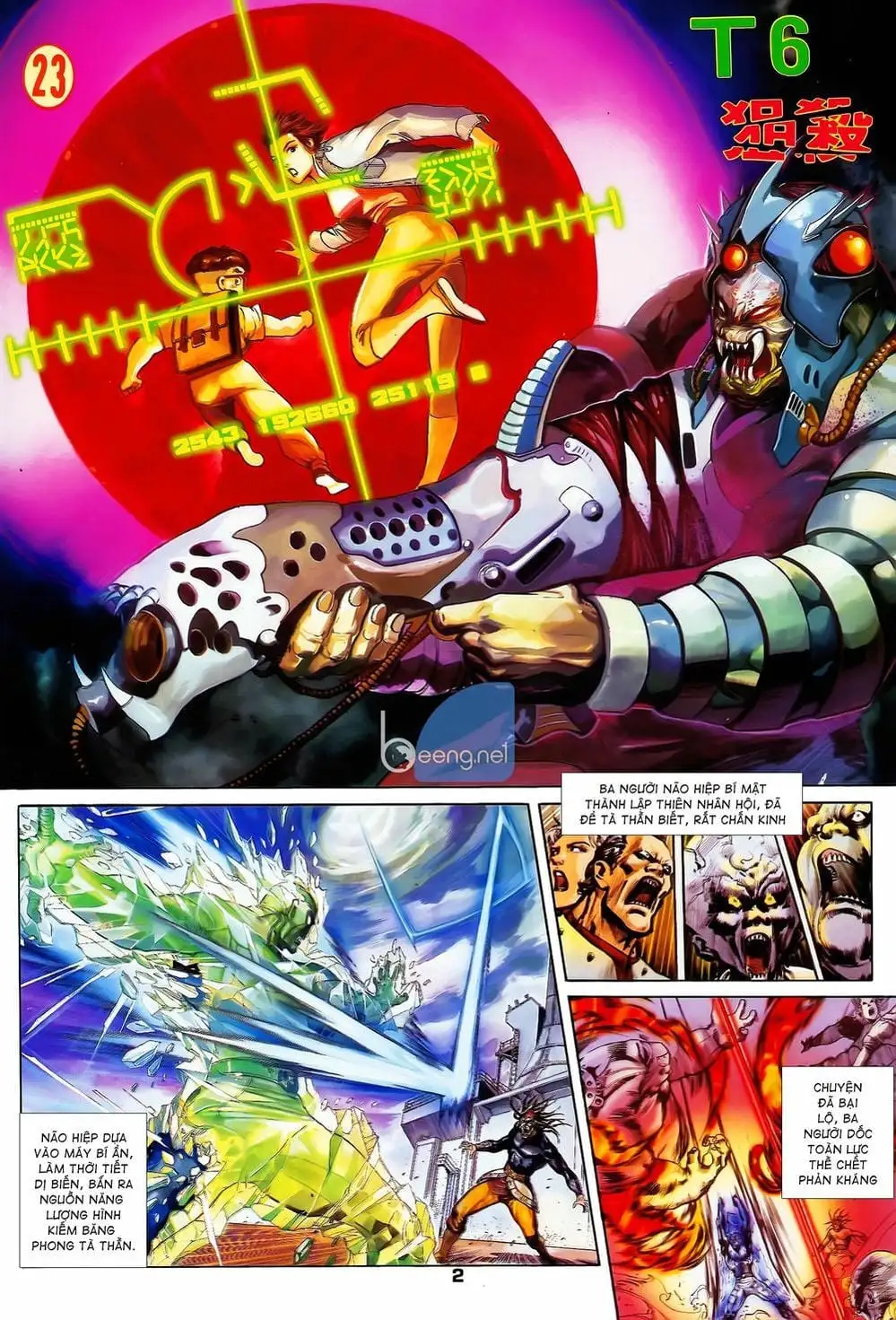 Truyện Tranh Long Hổ 5 Thế trang 8