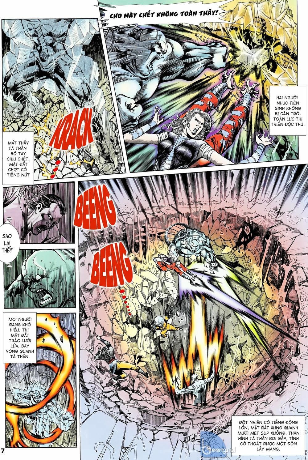 Truyện Tranh Long Hổ 5 Thế trang 8