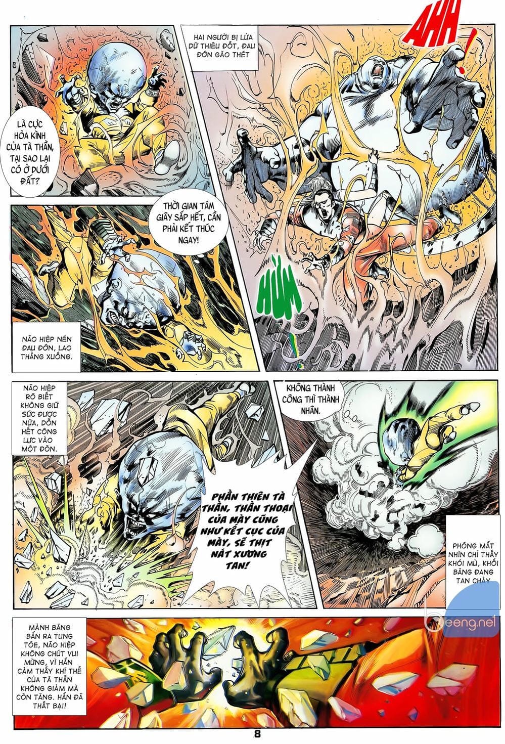 Truyện Tranh Long Hổ 5 Thế trang 8