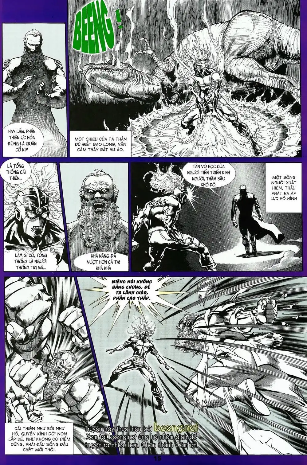 Truyện Tranh Long Hổ 5 Thế trang 8