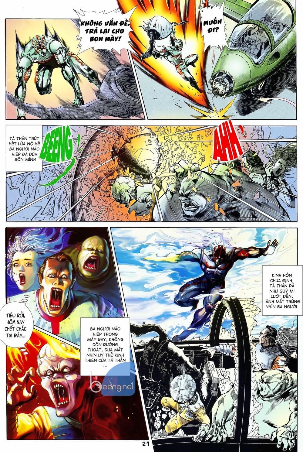 Truyện Tranh Long Hổ 5 Thế trang 8