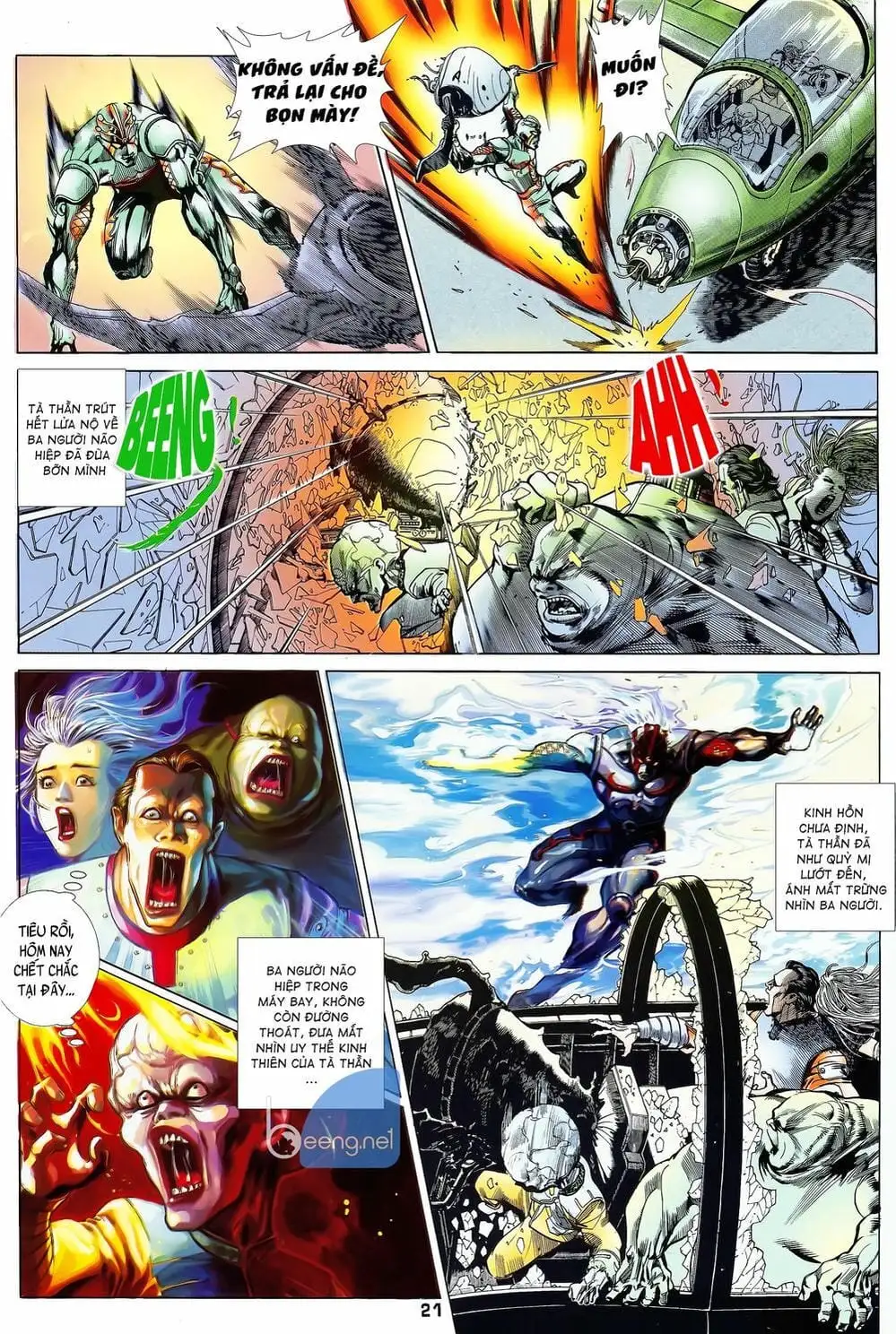 Truyện Tranh Long Hổ 5 Thế trang 8