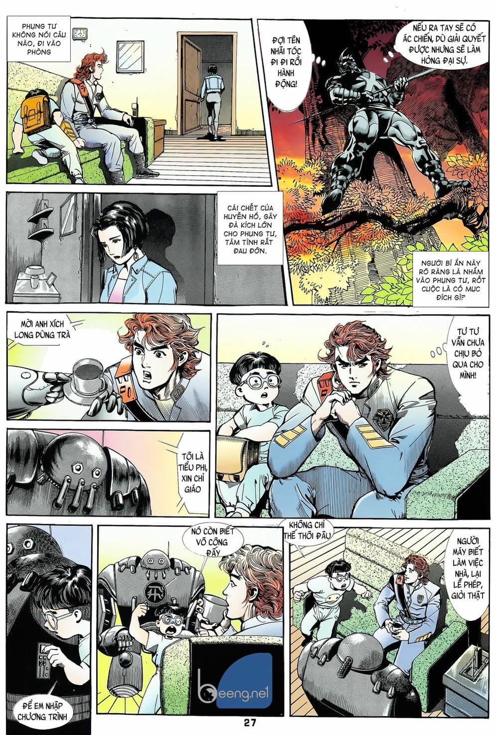 Truyện Tranh Long Hổ 5 Thế trang 8