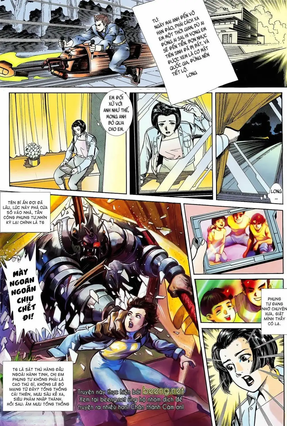 Truyện Tranh Long Hổ 5 Thế trang 8