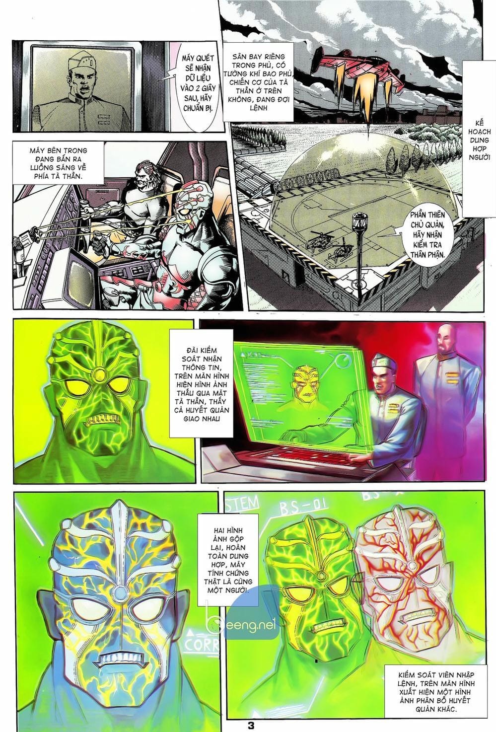 Truyện Tranh Long Hổ 5 Thế trang 8