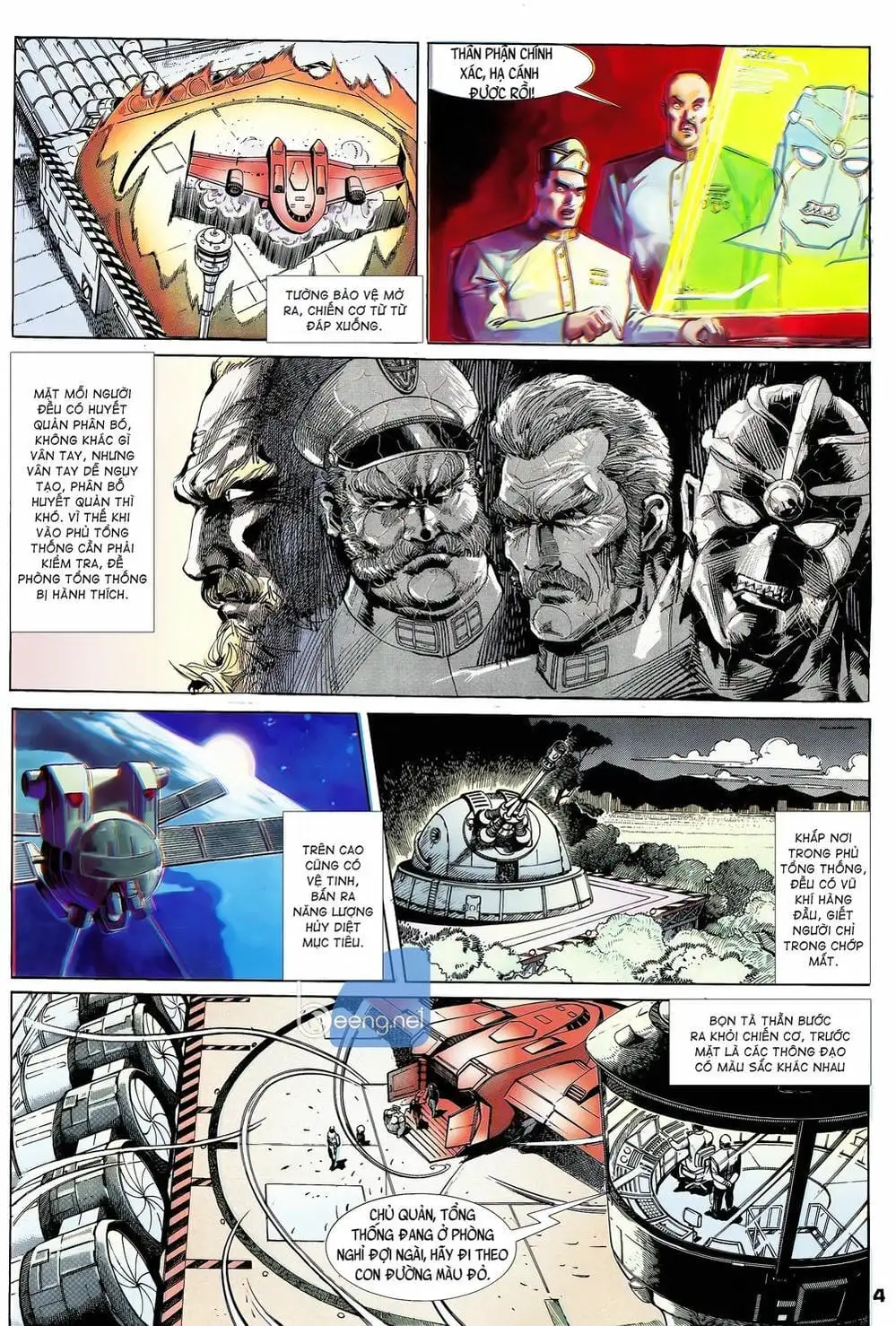 Truyện Tranh Long Hổ 5 Thế trang 8