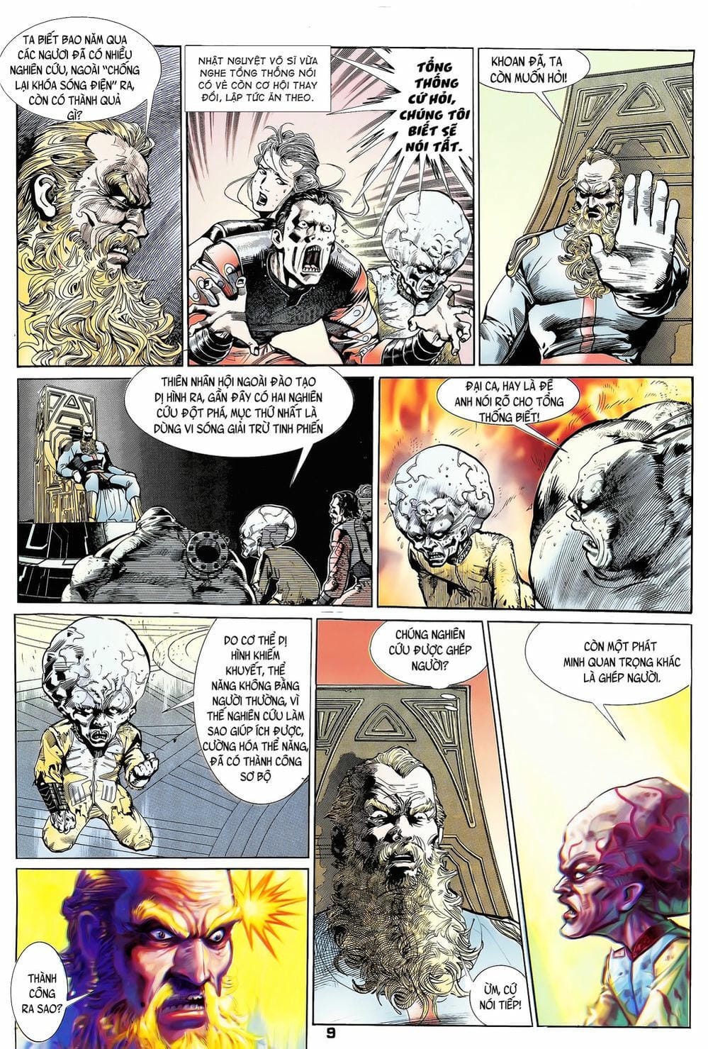 Truyện Tranh Long Hổ 5 Thế trang 8
