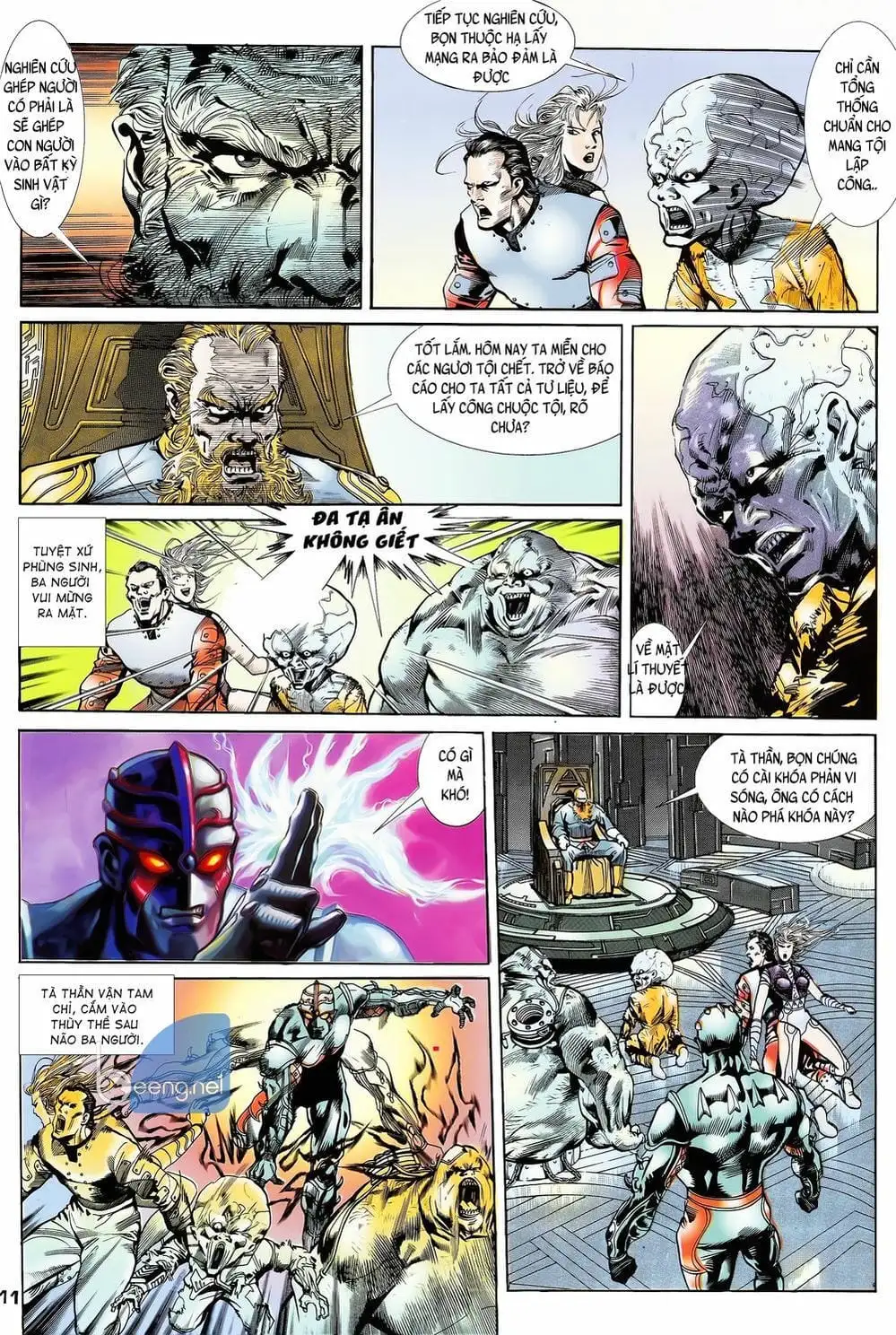 Truyện Tranh Long Hổ 5 Thế trang 8