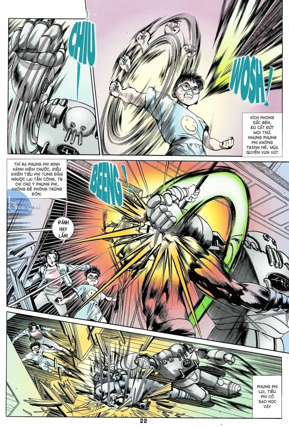 Truyện Tranh Long Hổ 5 Thế trang 8