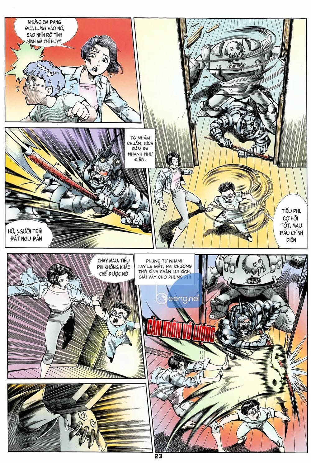 Truyện Tranh Long Hổ 5 Thế trang 8