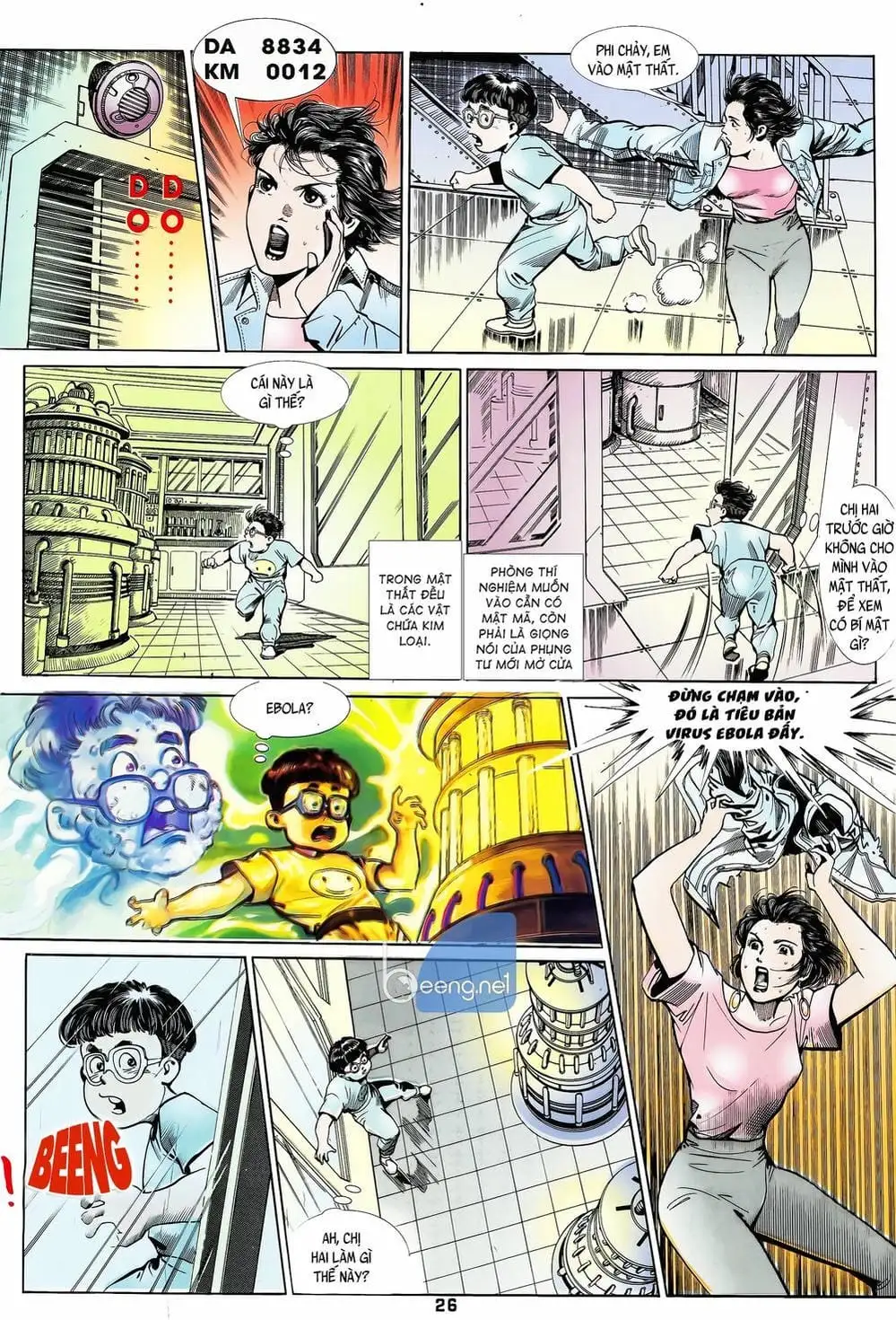 Truyện Tranh Long Hổ 5 Thế trang 8