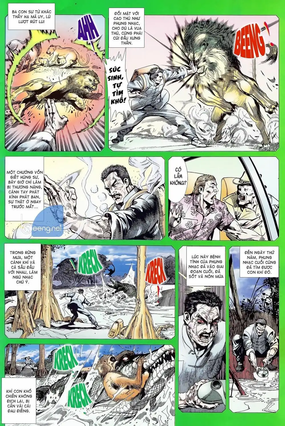 Truyện Tranh Long Hổ 5 Thế trang 8