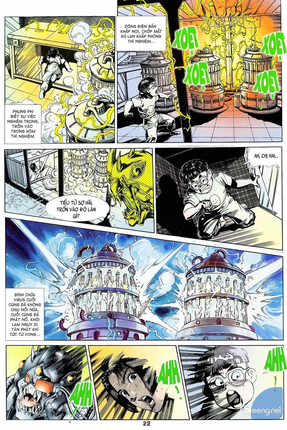 Truyện Tranh Long Hổ 5 Thế trang 8