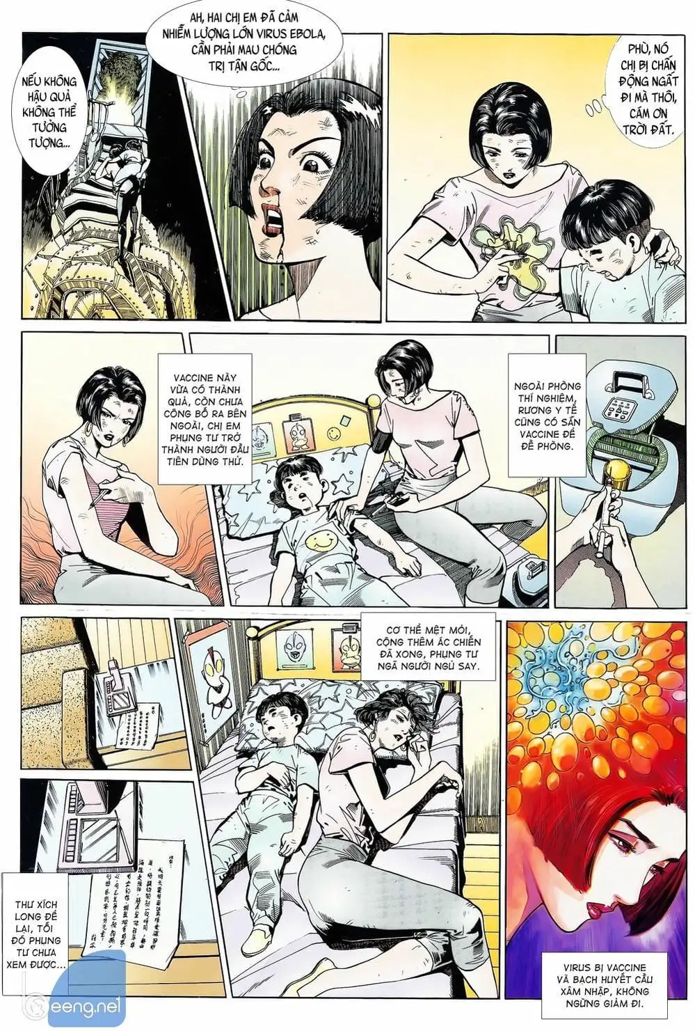 Truyện Tranh Long Hổ 5 Thế trang 8