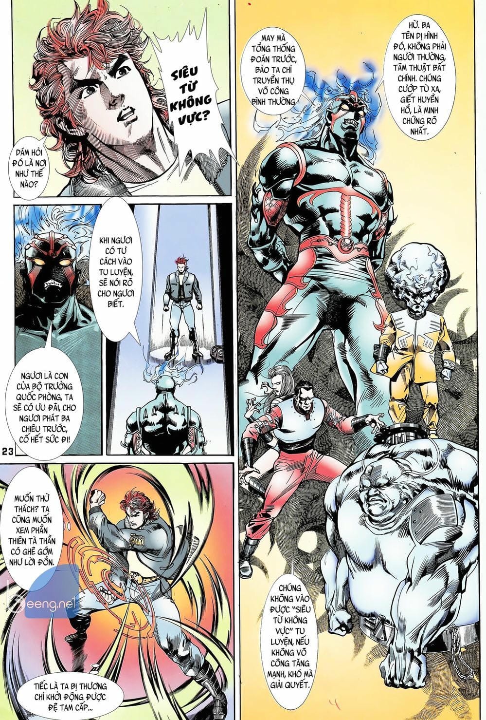 Truyện Tranh Long Hổ 5 Thế trang 8