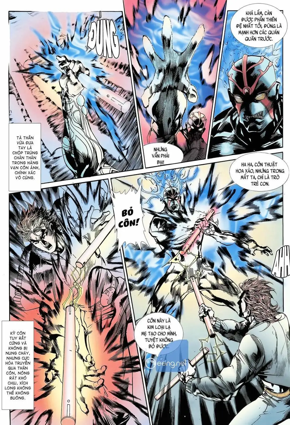 Truyện Tranh Long Hổ 5 Thế trang 8