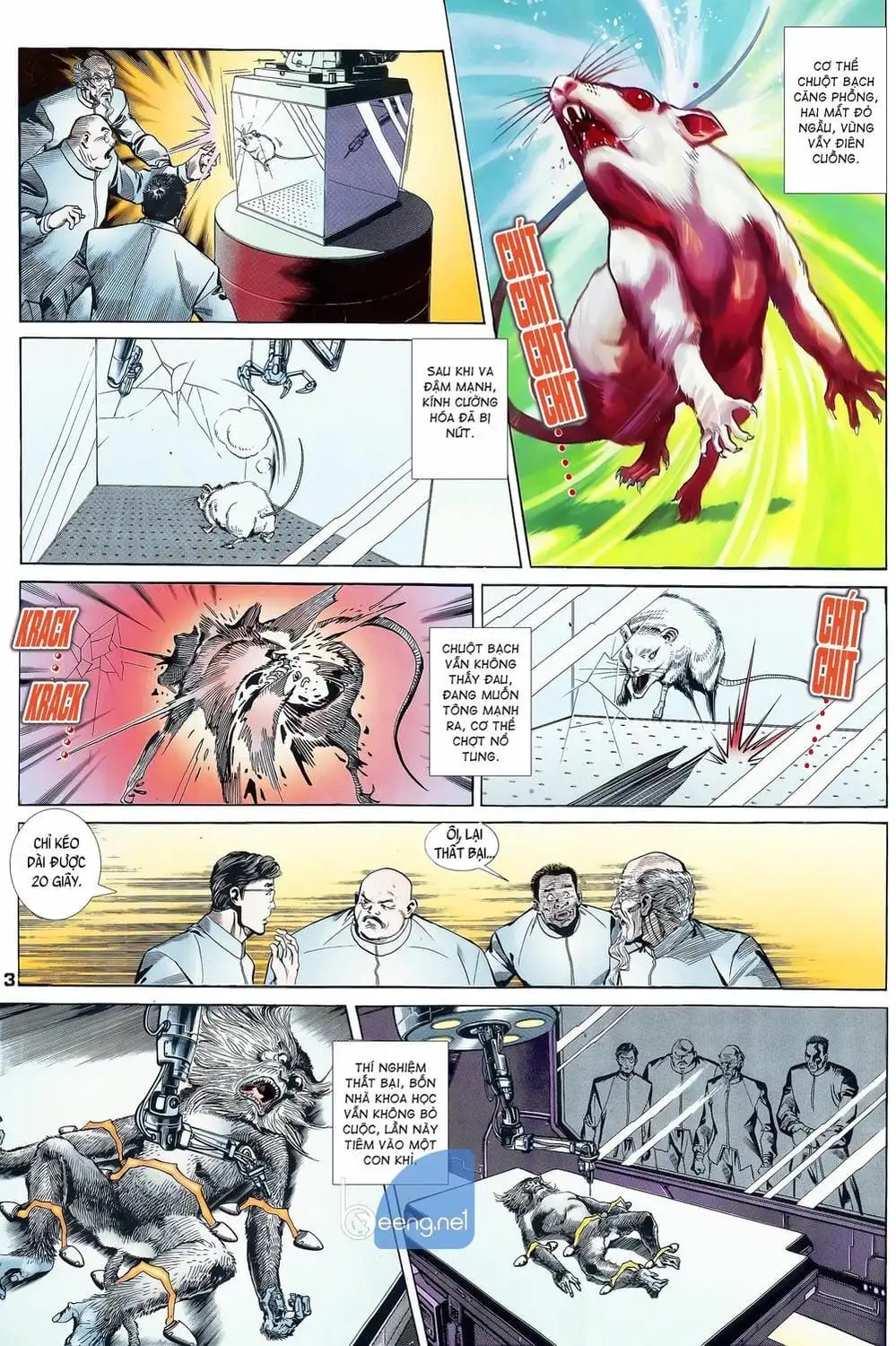 Truyện Tranh Long Hổ 5 Thế trang 8