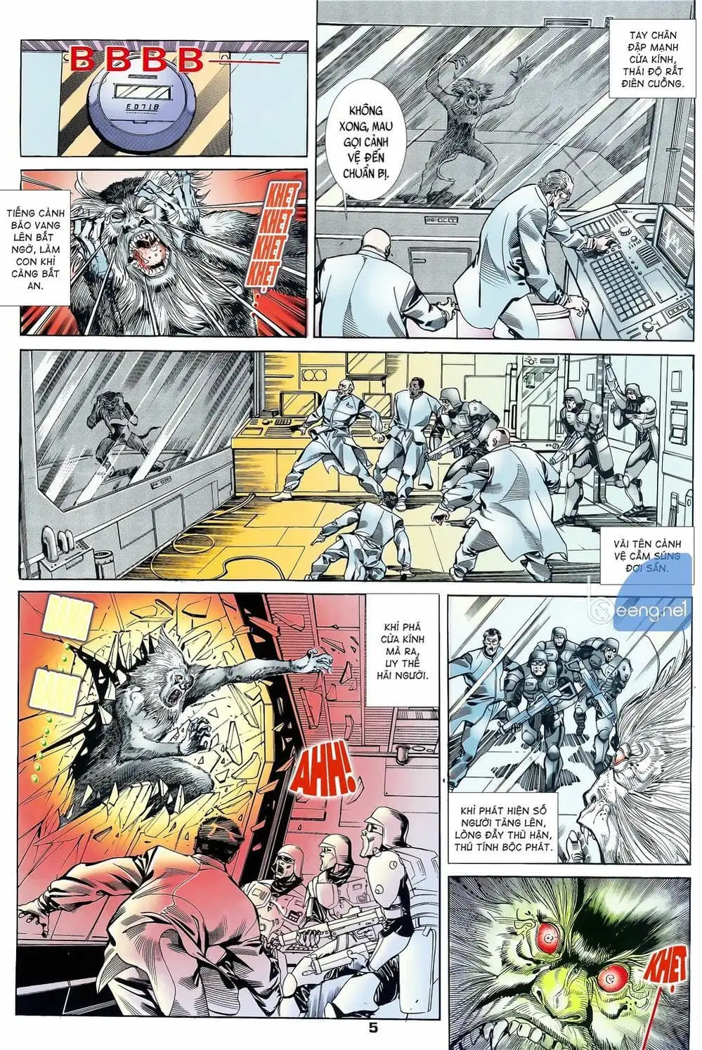 Truyện Tranh Long Hổ 5 Thế trang 8