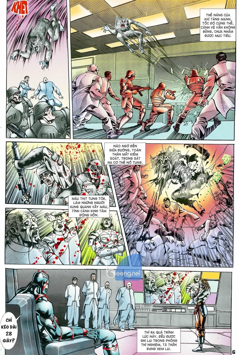 Truyện Tranh Long Hổ 5 Thế trang 8