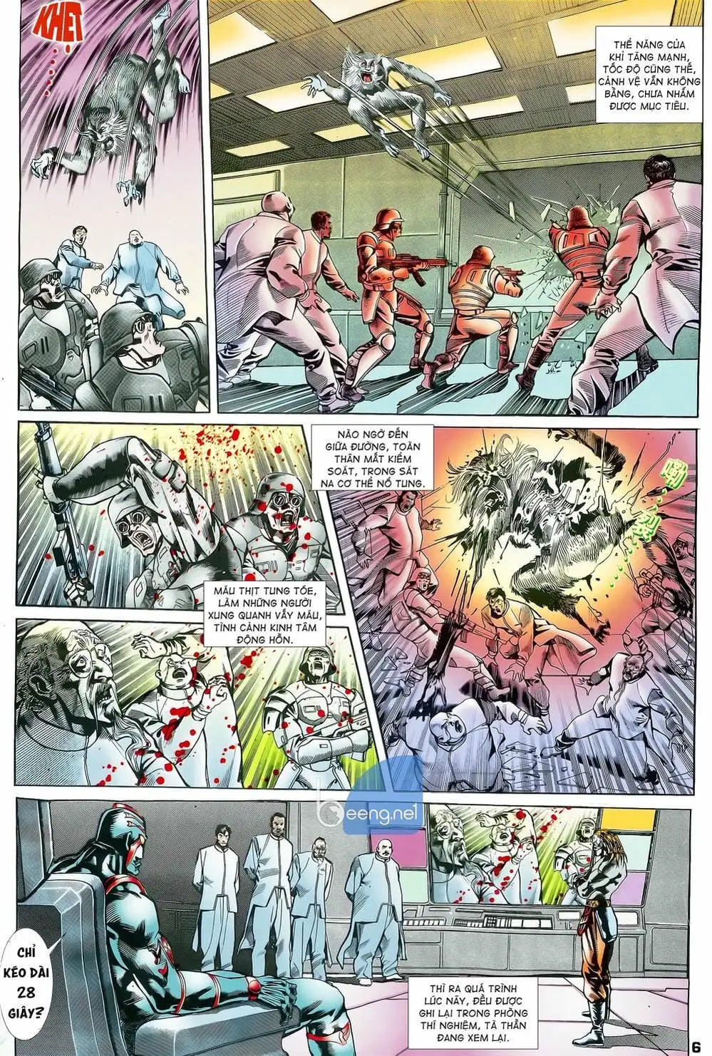 Truyện Tranh Long Hổ 5 Thế trang 8