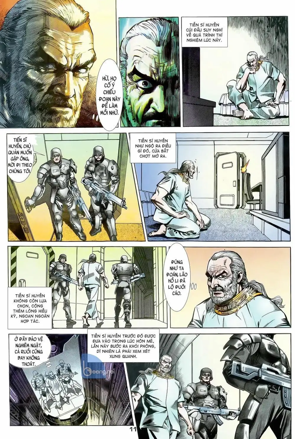 Truyện Tranh Long Hổ 5 Thế trang 8